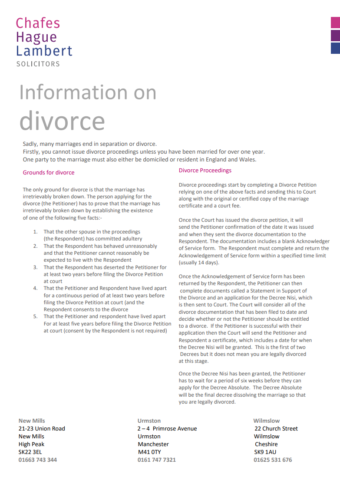 Divorce cover